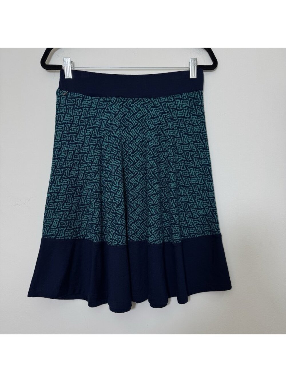 Ibex Merino Wool Flare/A-Line Skirt Size S Pull On Elastic Waistband